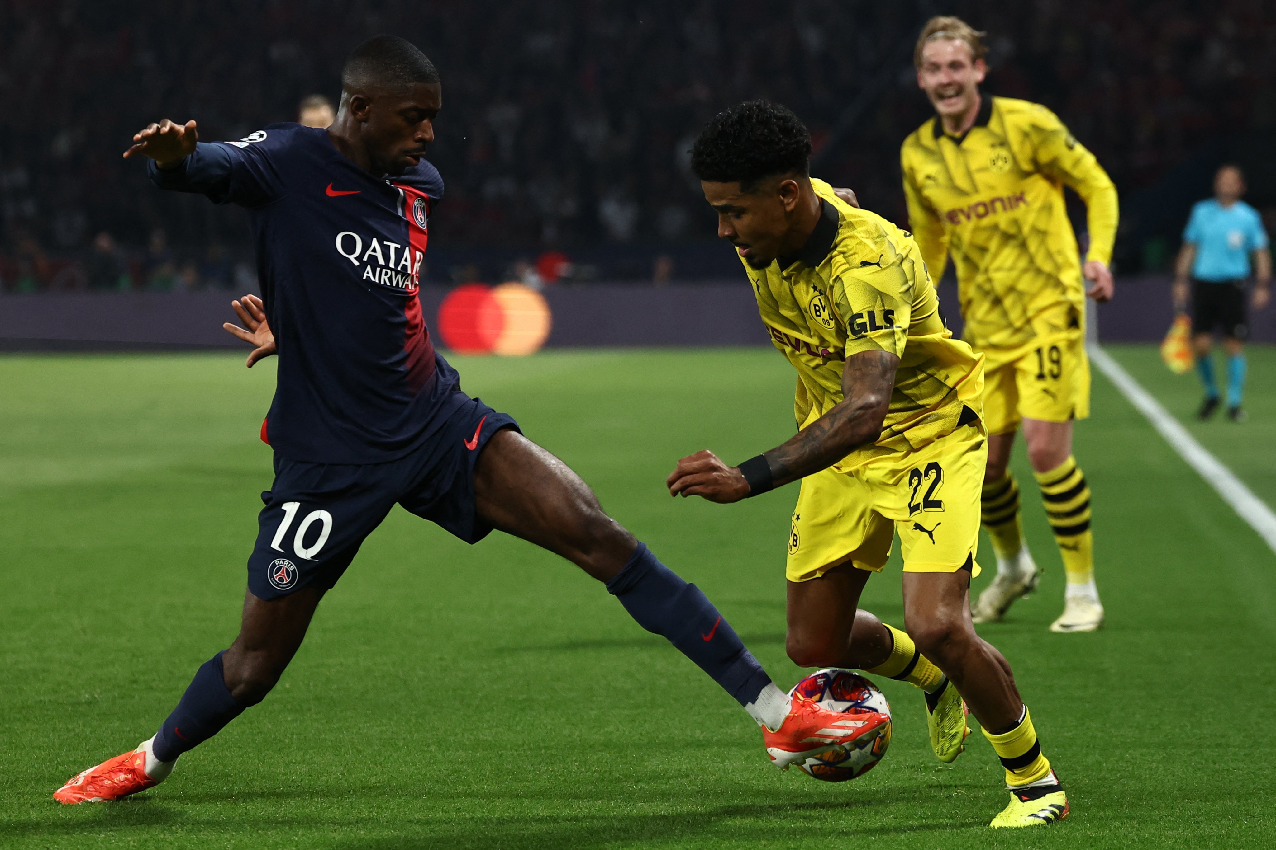 欧冠多特蒙德vs巴黎圣曼回放